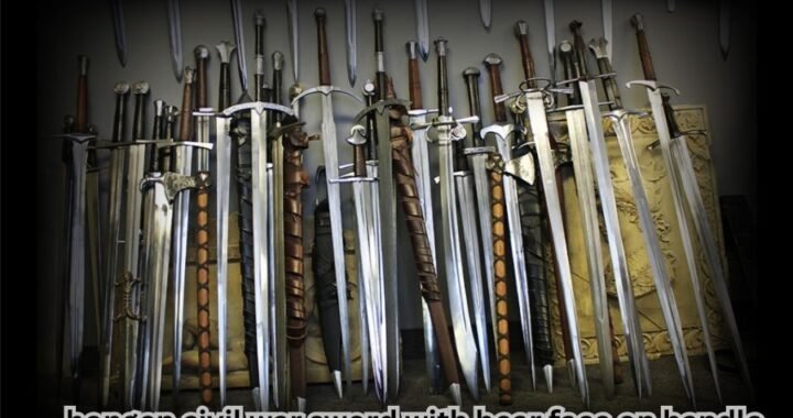 The Legendary Hongen Civil War Sword with Bear Face on Handle: A Glimpse into History and Craftsmanship